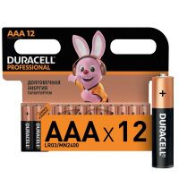 Батарейка Duracell Professional AAA LR03, алкалиновая, 12шт/уп