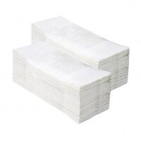 Бумажные полотенца Merida V-Top 4000 БП15, листовые, белые, 200шт, 2 слоя, 20 пачек
