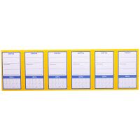 Этикетки для ценников Officespace Овал 6 ассорти, 75х42мм, прямоугольные, 6шт на листе, 30 листов