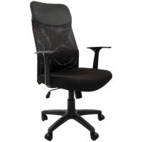 Кресло руководителя Chairman 610 LT ткань, 15-21 черная, крестовина пластик