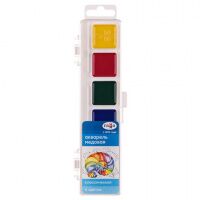 Краски акварельные ГАММА 'Классическая', 6 цветов, медовая, без кисти, пластиковая коробка, европодв