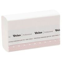 Бумажные полотенца Veiro Professional Premium KW309, листовые, белые, W укладка, 150шт, 2 слоя