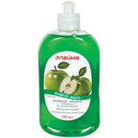 Жидкое мыло с дозатором Лайма 500мл, зеленое  яблоко