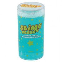 Слайм (лизун) 'Clear Slime. Голубая мечта', с ароматом черники, 250 г, ВОЛШЕБНЫЙ МИР, S130-33, S300-