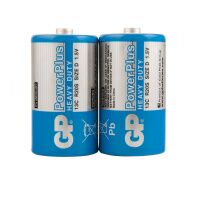 Батарейка Gp PowerPlus D R20, солевая, 2шт