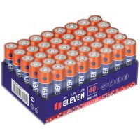 Батарейка Eleven AA LR06, алкалиновая, 40шт/уп