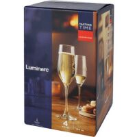 Набор бокалов Luminarc Champagne для шампанского, 4шт, 160мл