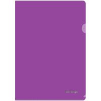 Папка-уголок Berlingo фиолетовая прозрачная, А4, 180мкм