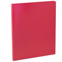 Пластиковая папка с зажимом Officespace красная, А4, 14мм, FC3_312