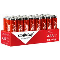 Батарейка Smart Buy AAA LR03, 1.5В, алкалиновая, OS24, 24шт/уп
