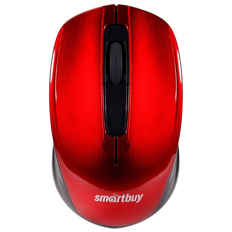 фото: Мышь беспроводная Smartbuy ONE 332, красный, USB, 3btn+Roll