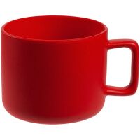 Чашка Jumbo матовая красная