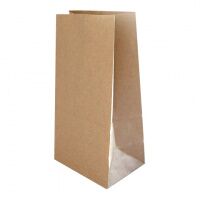 Пакет бумажный Артпласт на вынос, 8х5х23см, крафт, 70г/м2, 100шт/уп