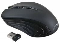 Мышь Oklick 545MW черный/черный оптическая (1600dpi) беспроводная USB (3but)