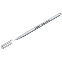 Ручка гелевая Berlingo Brilliant Pastel серебро металлик, 0.8мм, серебристый корпус