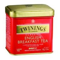 Чай Twinings English Breakfast, черный, листовой, 100г, ж/б