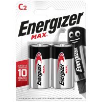 Батарейка Energizer Max C LR14, алкалиновая, 2шт/уп