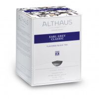 Чай Althaus Earl Grey Classic, черный, листовой, в пирамидках, 15 пакетиков
