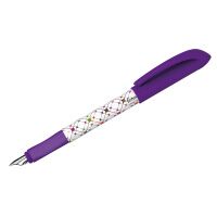 Перьевая ручка Schneider Voice 1 картридж, фиолетовый корпус, грип
