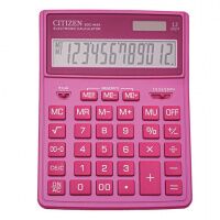Калькулятор настольный Citizen SDC-444 розовый, 12 разрядов