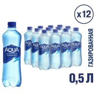 Вода питьевая Aqua Minerale газ, 500мл, ПЭТ 12 шт/уп