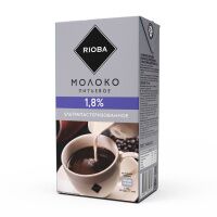 Молоко Rioba 1.8%, 0.973л, ультрапастеризованное