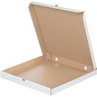 Короб картонный для пиццы в первичной уп. 420х420х40мм Т-23 беленый10шт/уп