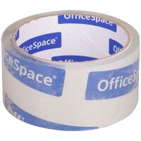 Клейкая лента упаковочная Officespace 48мм x66м, кристально чистая, 38мкм
