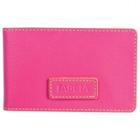 Визитница карманная FABULA 'Ultra', на 40 визиток, натуральная кожа, розовая, V.90.FP