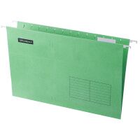 Папка подвесная стандартная А4 Officespace Foolscap зеленая, 365х240мм