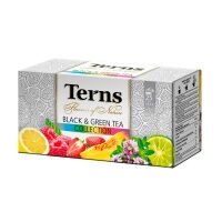 Чай пакетированный Terns Black & Green Tea Collection, ассорти, 25 пакетиков
