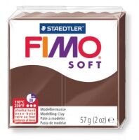 Глина полимерная FIMO Soft, 57гр, какао