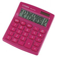 Калькулятор настольный Citizen SDC-812 розовый, 12 разрядов