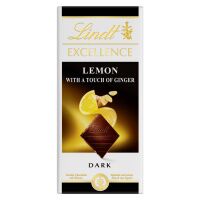 Шоколад Lindt Excellence темный, лимон-имбирь, 100г