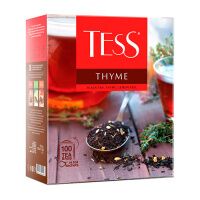 Чай Tess Thyme (Тайм), черный, 100 пакетиков
