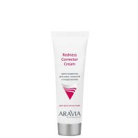 Крем для лица Aravia Redness Corrector Cream, корректор для кожи лица, склонной к покраснениям, 50мл