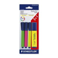 Текстовыделитель Staedtler Textsurfer Classic набор 3+1 цвета, 1-5мм, скошенный наконечник