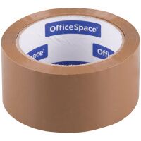 Клейкая лента упаковочная Officespace 48мм х66м, коричневая, 45мкм
