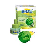 Жидкость для защиты от комаров Mosquitall Универсальная защита 30мл, электрофумигатор и  жидкость