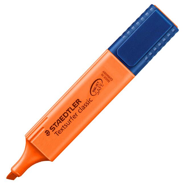 фото: Текстовыделитель Staedtler Textsurfer Classic оранжевый, 1-5мм, скошенный наконечник