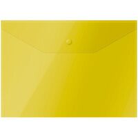 Пластиковая папка на кнопке Officespace желтая, А4, Fmk12-2