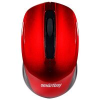 Мышь беспроводная Smartbuy ONE 332, красный, USB, 3btn+Roll