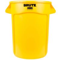 Мусорный бак Rubbermaid Brute 121.1л, желтый, FG263200YEL