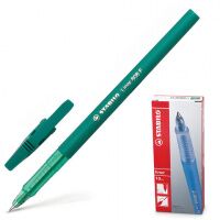 Ручка шариковая Stabilo Liner 808 зеленая, 0.3мм