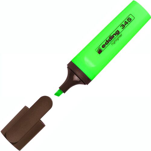 фото: Текстовыделитель Edding 345 светло-зеленый, 2-5мм, скошенный наконечник