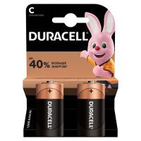 Батарейка Duracell Basic C LR14, 1.5В, алкалиновые, 2шт/уп