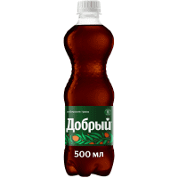 Лимонад Добрый Сибирские травы газированный, 500мл