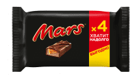 Шоколадный батончик Mars пачка 4шт по 40,5г
