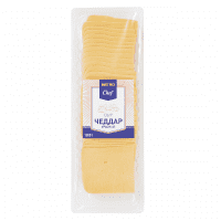 Сыр в нарезке Metro Chef Чеддер красный 50%, 1кг