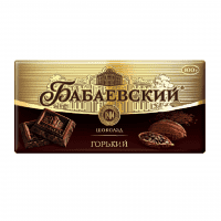 Шоколад в плитках Бабаевский горький, 100г